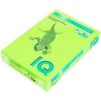 Бумага IQ "Color neon" А4, 80г/м2, 500л. (зелёный неон)